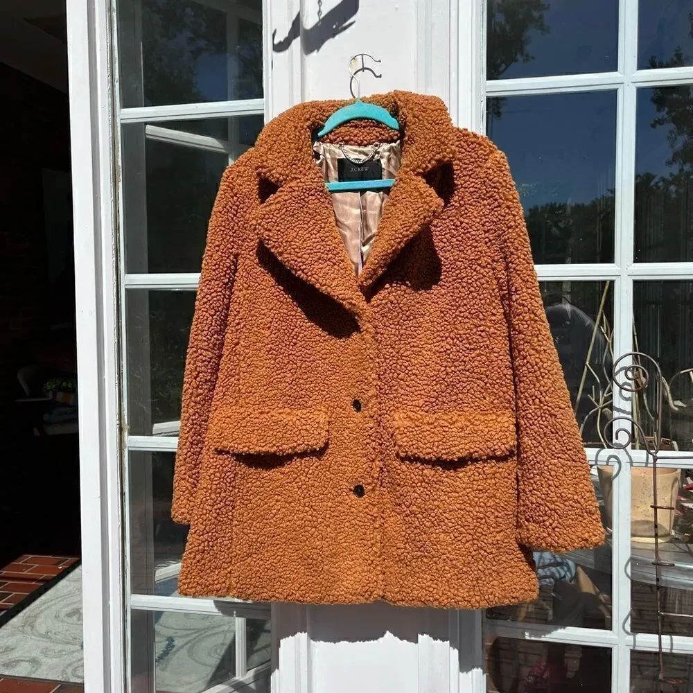 J Crew Teddy Sherpa Jacket NWT - Picture 3 of 13
